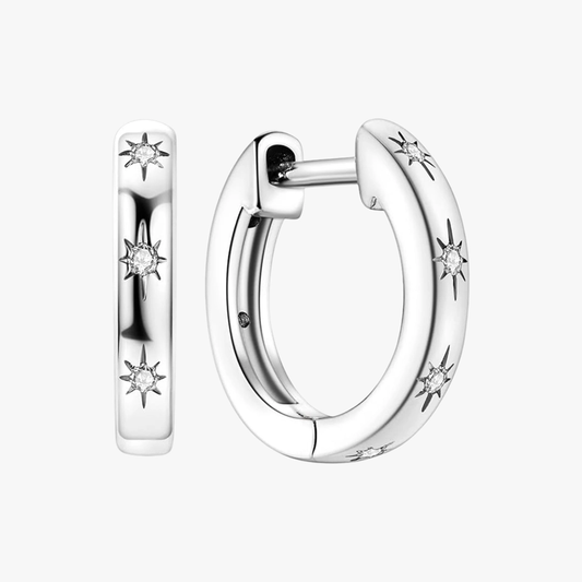 Rilave Starburst Hoop Earrings