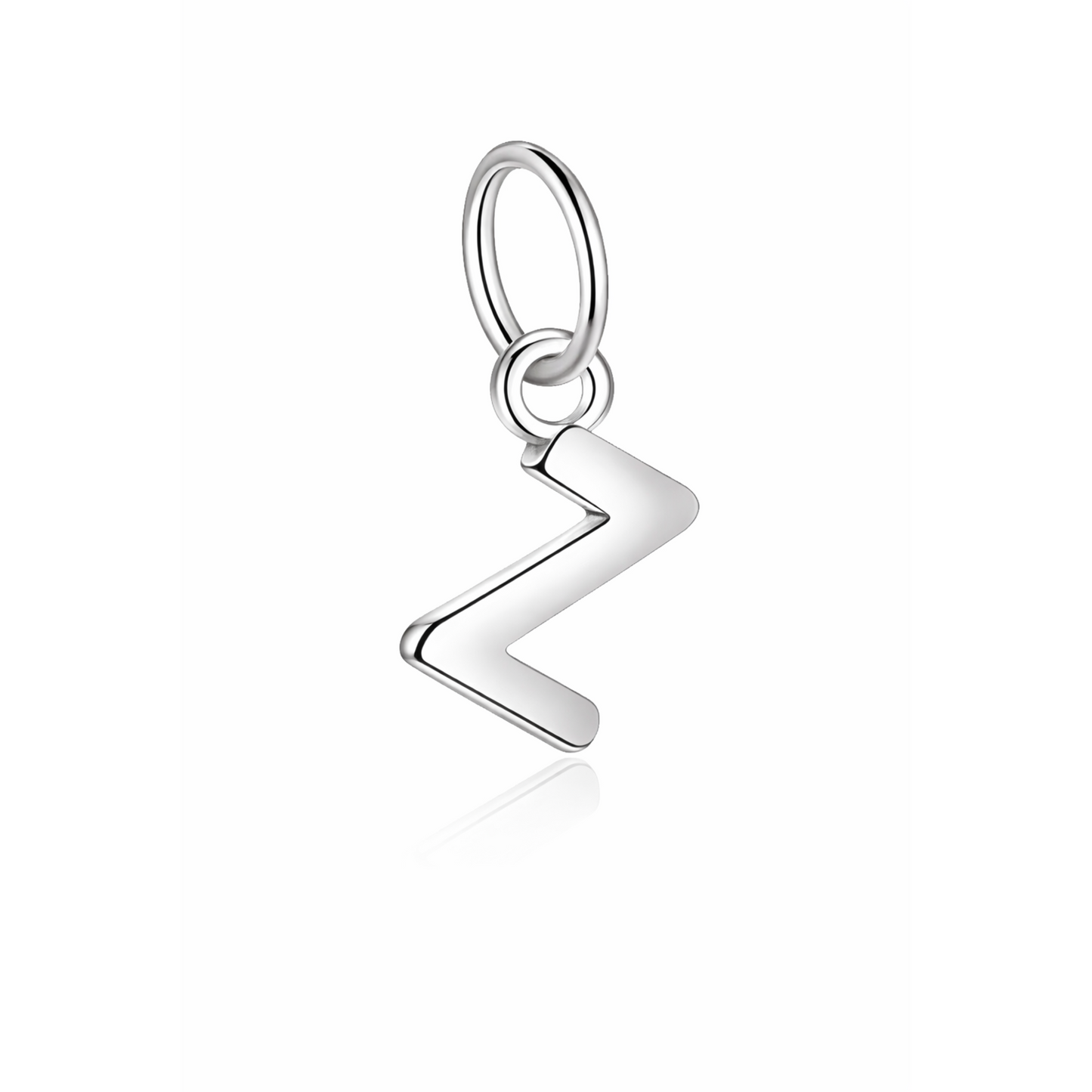 Rilave 925 Sterling Silver Alphabet Charm – A–Z Initial Pendant