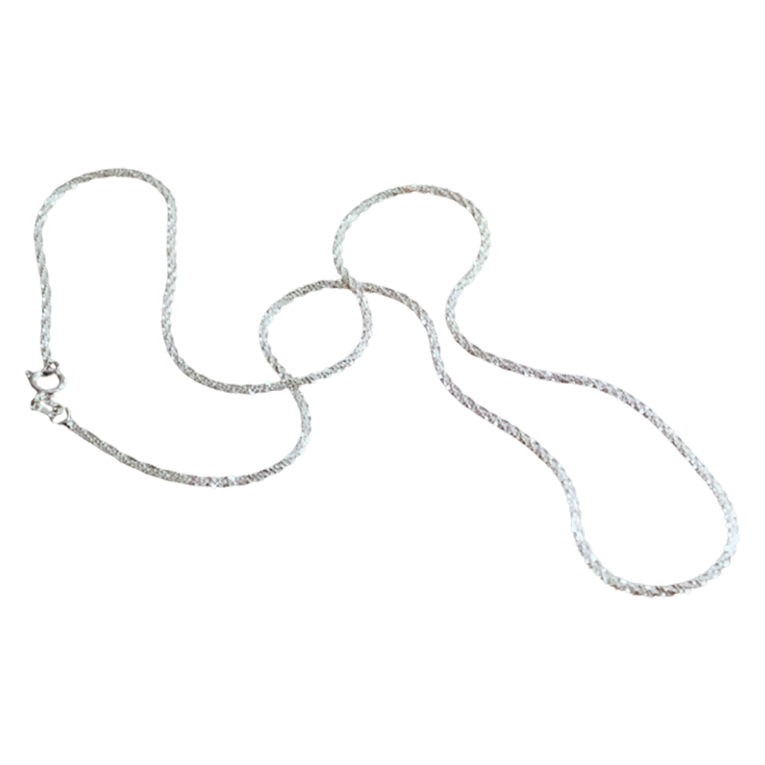 Rilave 925 Silver Sparkling Collarbone Necklace 2mm