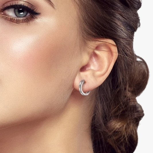 Rilave Starburst Hoop Earrings