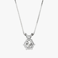 Rilave 925 Sterling Silver Solitaire Moissanite Pendant Necklace