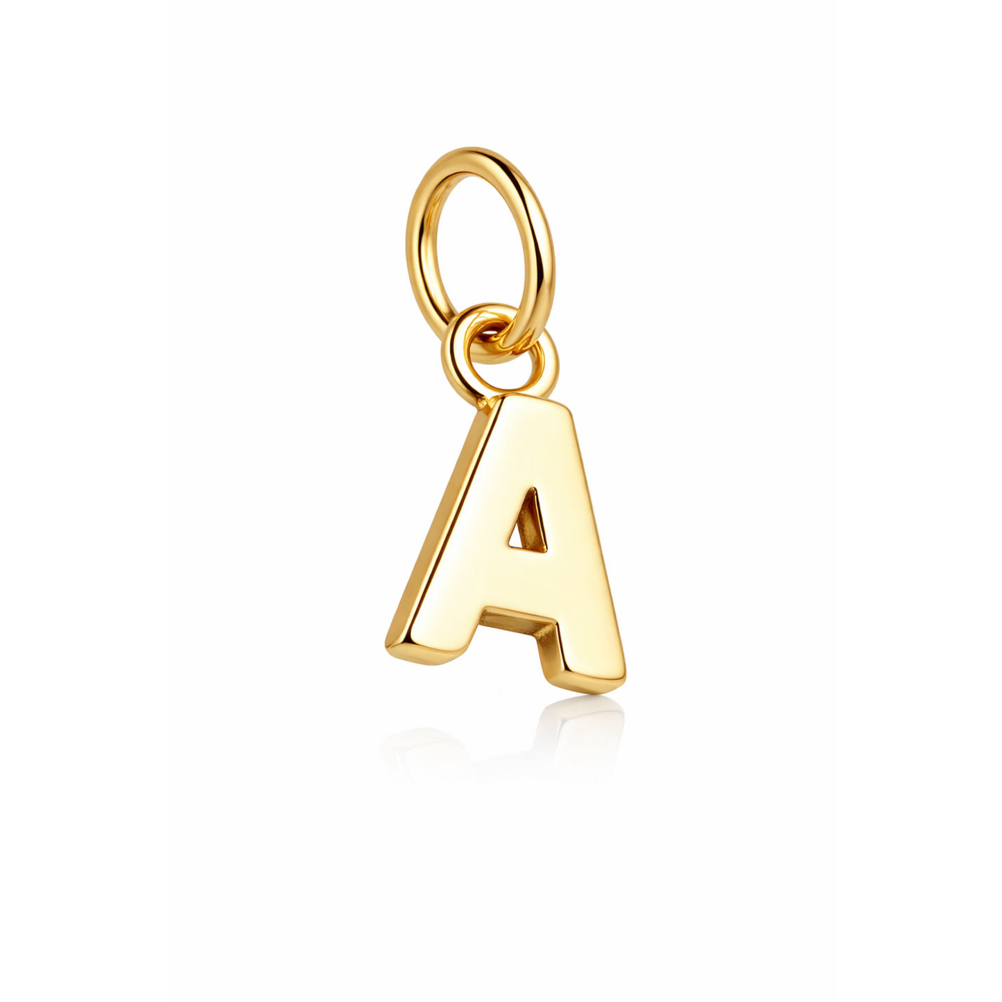 Rilave 925 Sterling Silver Alphabet Charm – A–Z Initial Pendant