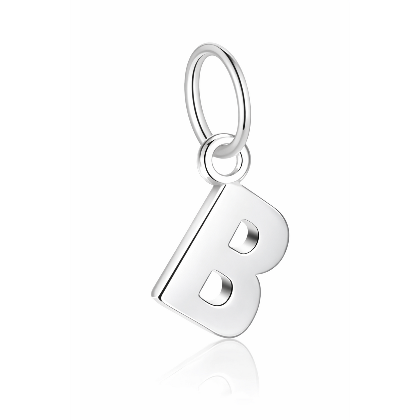 Rilave 925 Sterling Silver Alphabet Charm – A–Z Initial Pendant
