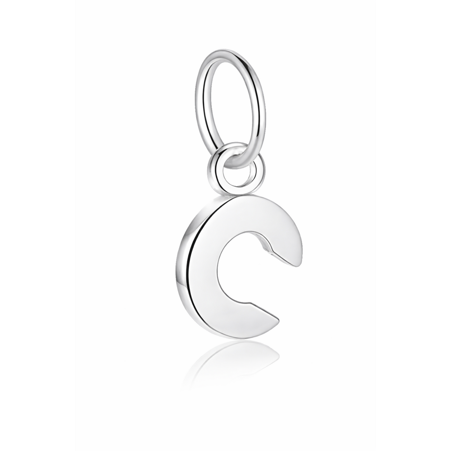 Rilave 925 Sterling Silver Alphabet Charm – A–Z Initial Pendant