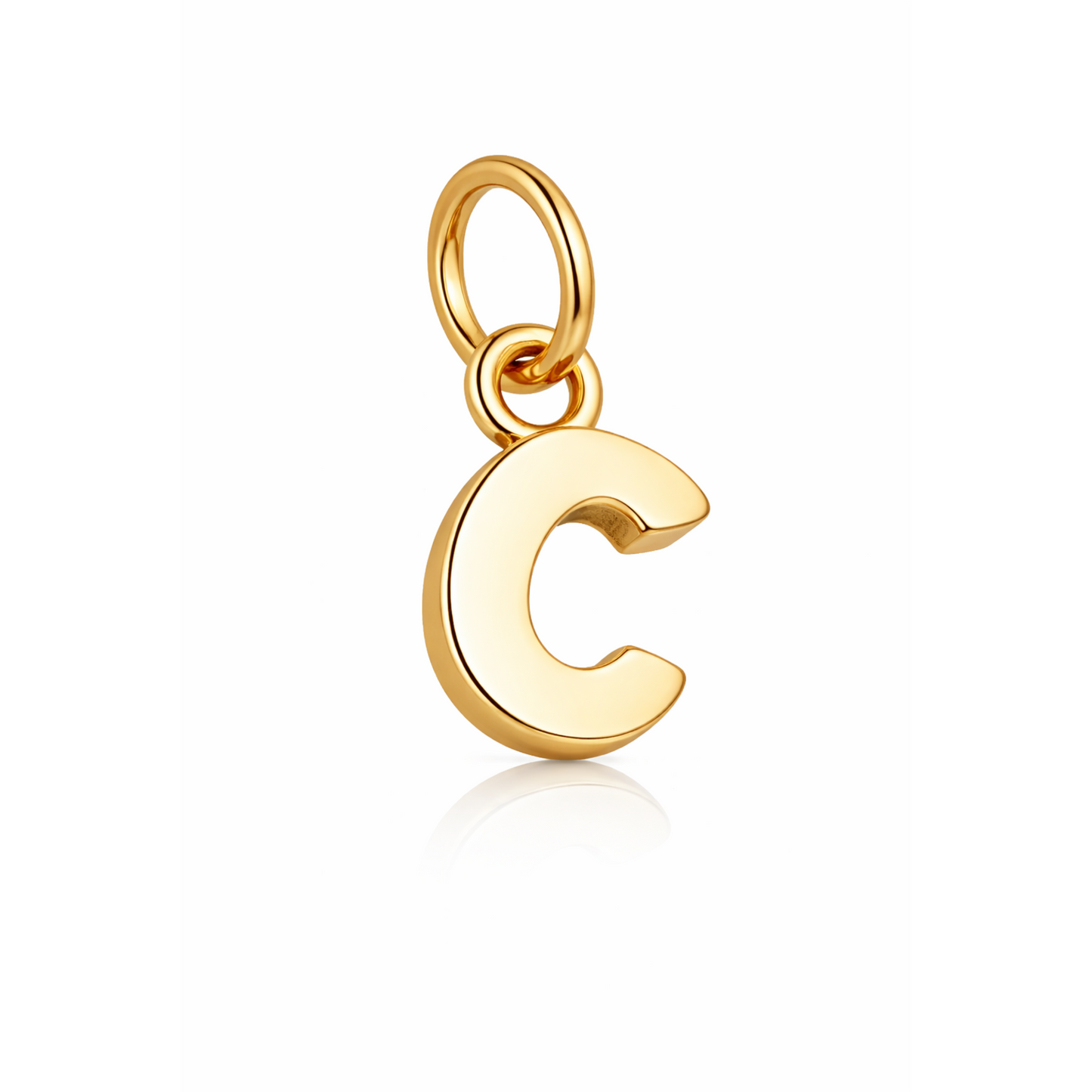 Rilave 925 Sterling Silver Alphabet Charm – A–Z Initial Pendant
