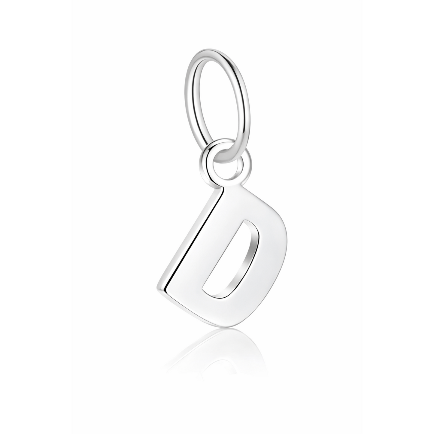 Rilave 925 Sterling Silver Alphabet Charm – A–Z Initial Pendant