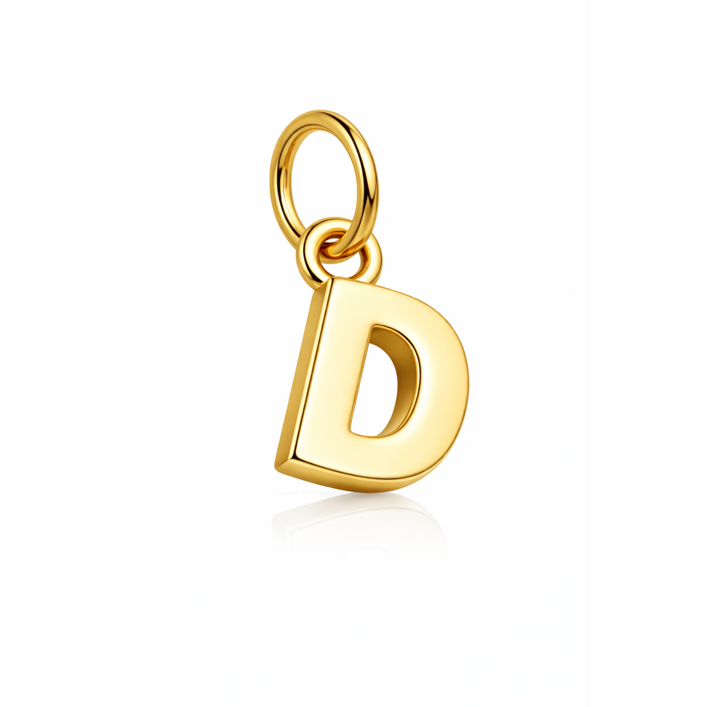 Rilave 925 Sterling Silver Alphabet Charm – A–Z Initial Pendant