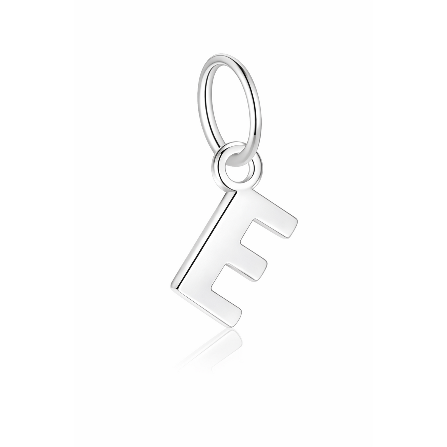 Rilave 925 Sterling Silver Alphabet Charm – A–Z Initial Pendant