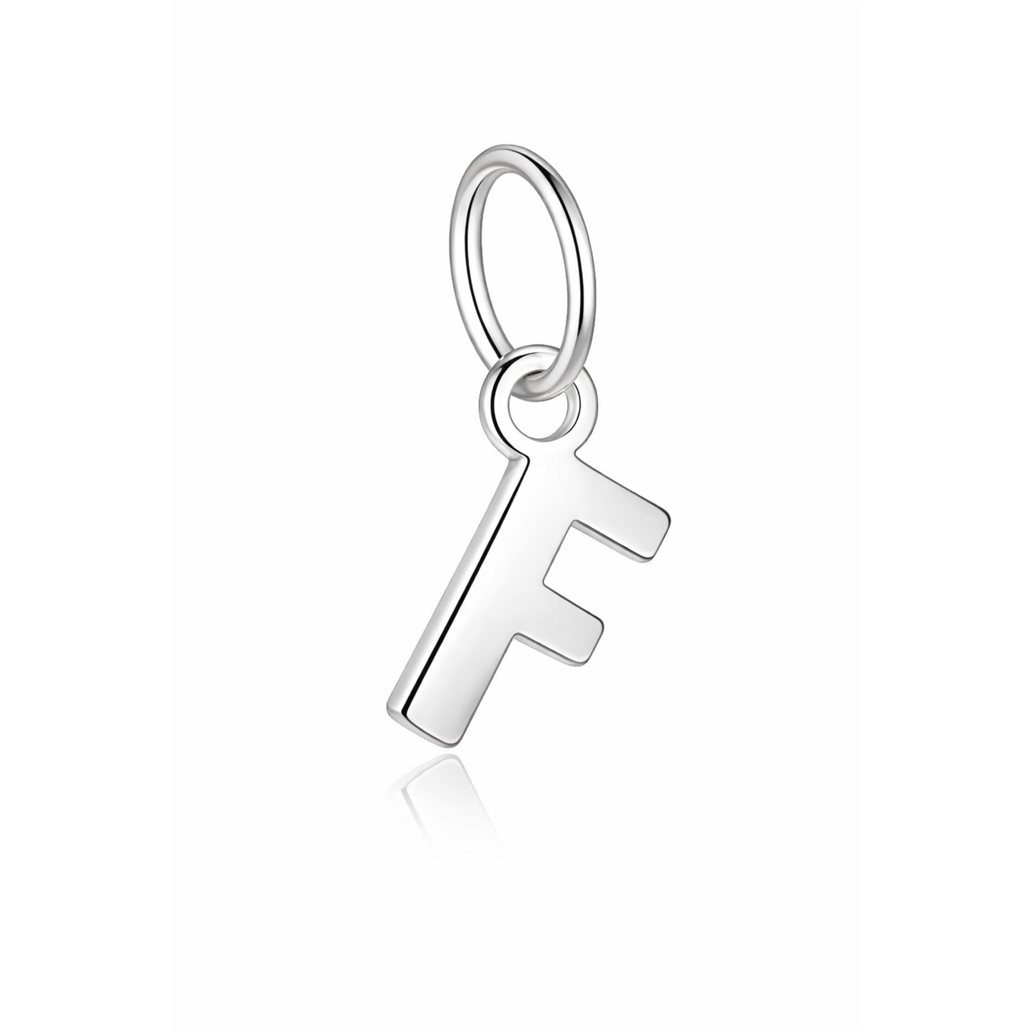 Rilave 925 Sterling Silver Alphabet Charm – A–Z Initial Pendant