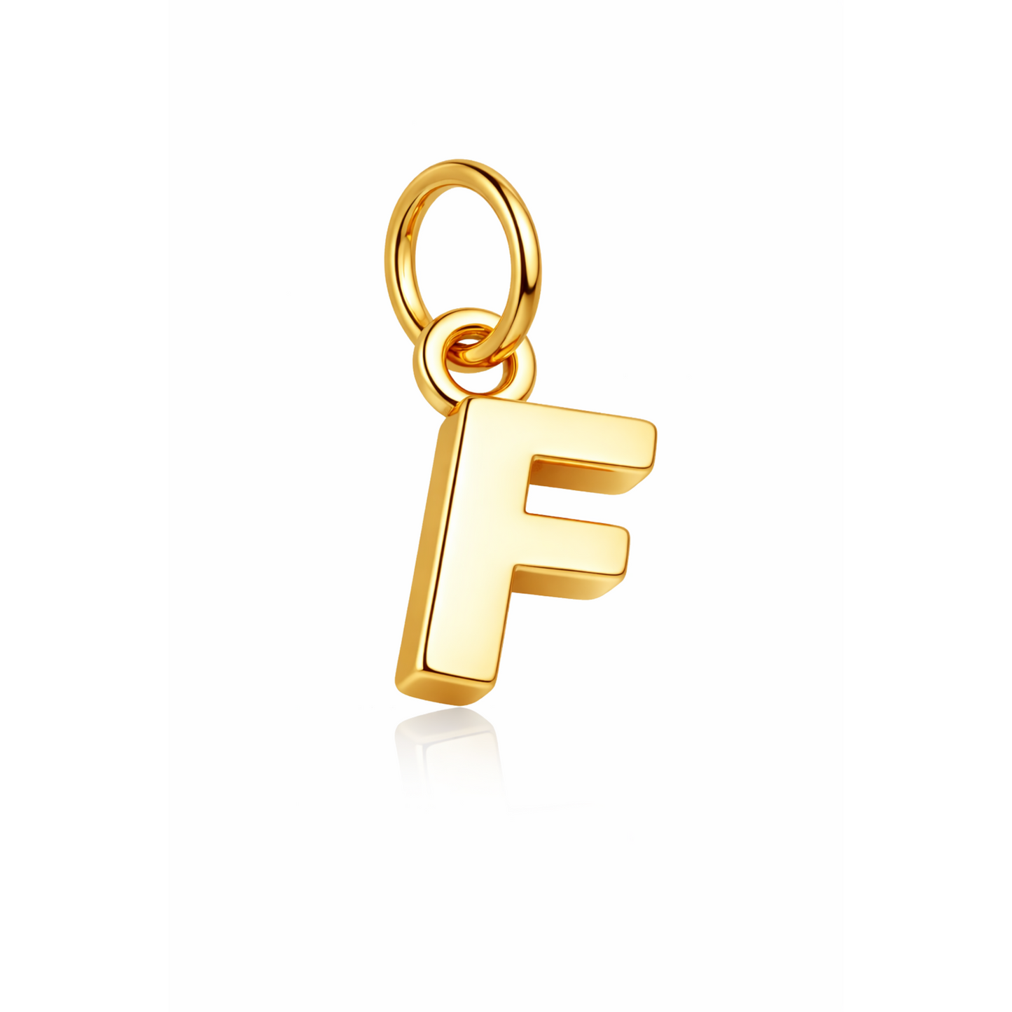 Rilave 925 Sterling Silver Alphabet Charm – A–Z Initial Pendant