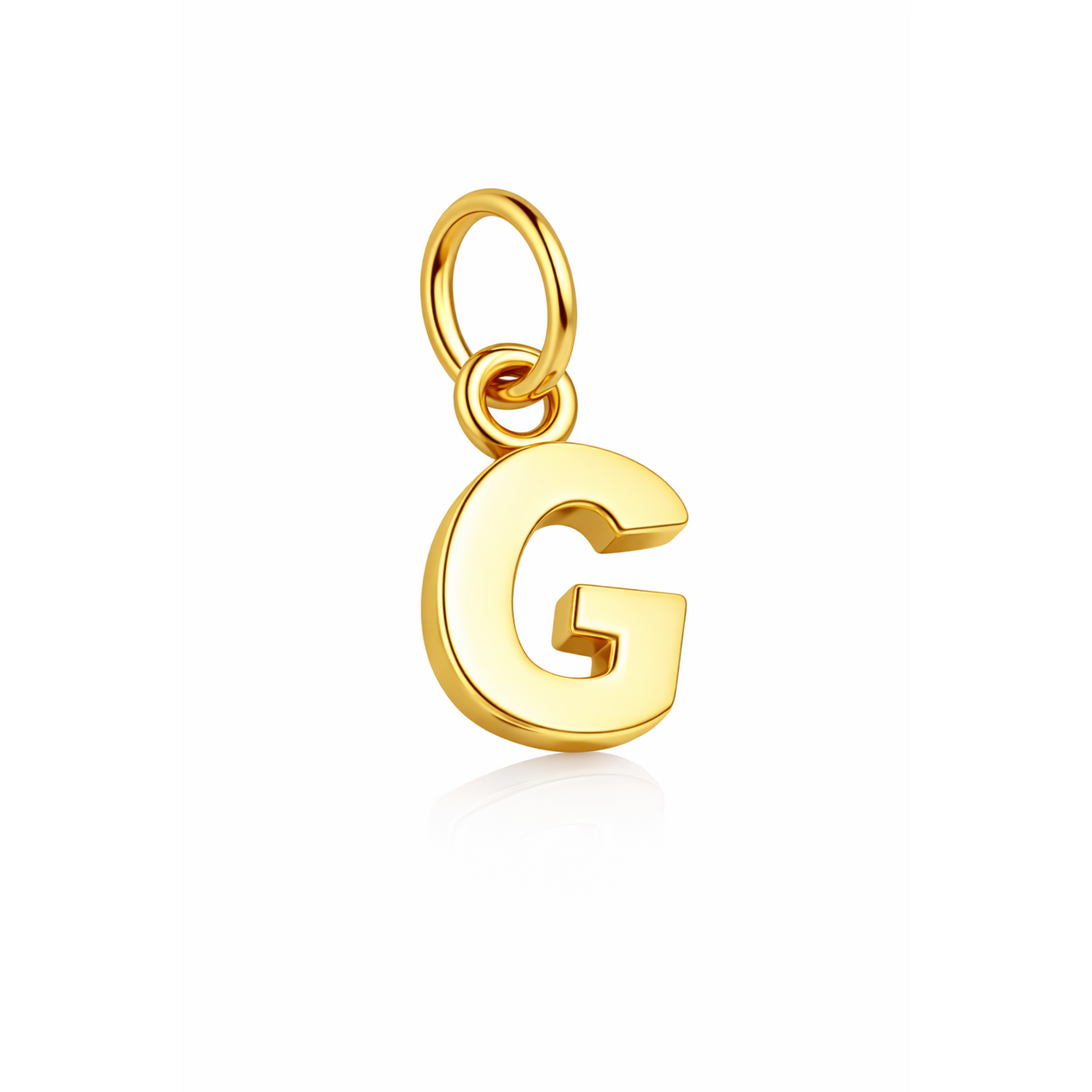 Rilave 925 Sterling Silver Alphabet Charm – A–Z Initial Pendant