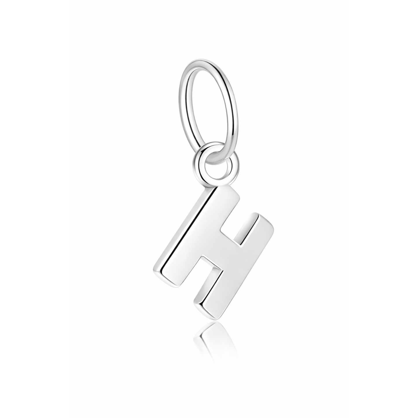 Rilave 925 Sterling Silver Alphabet Charm – A–Z Initial Pendant