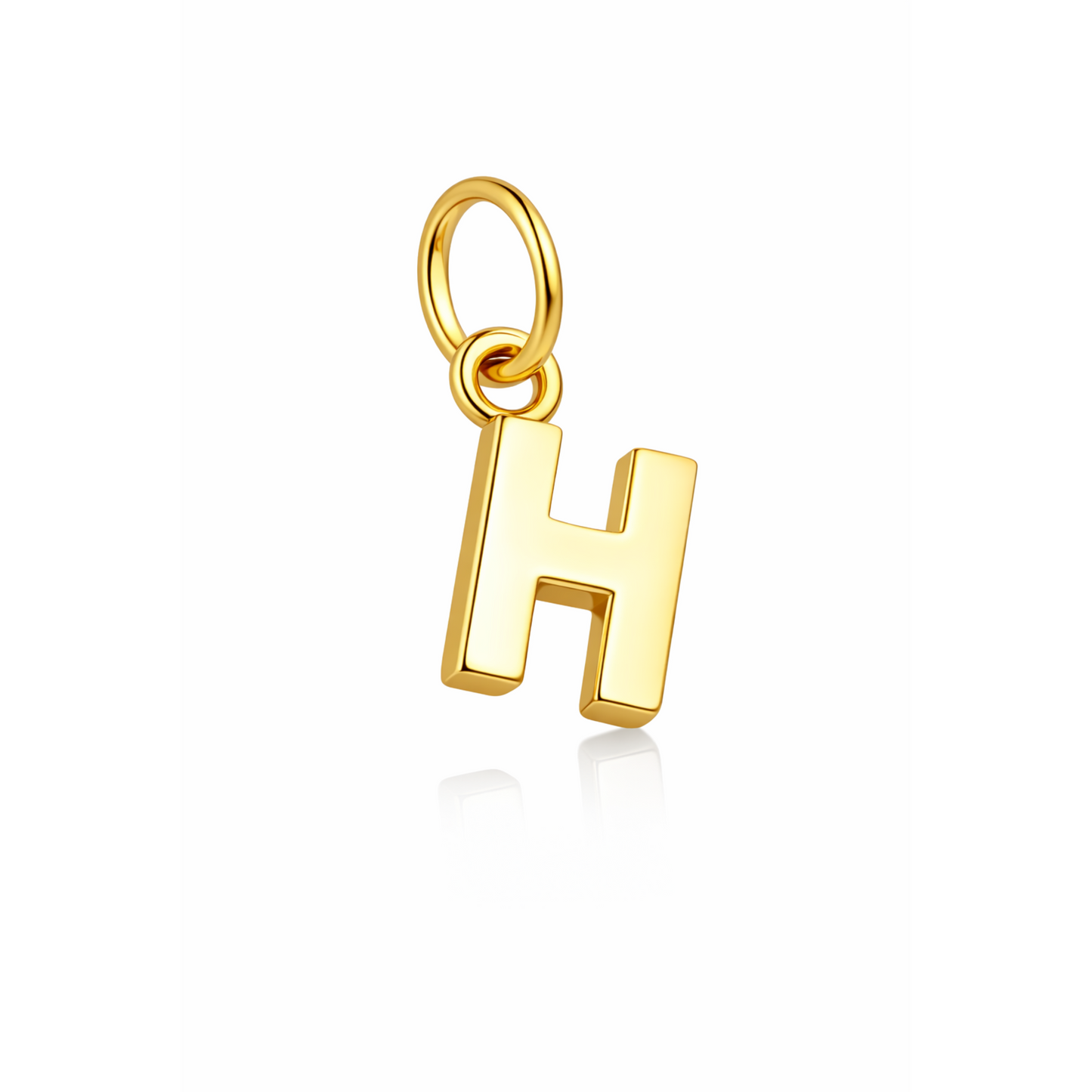 Rilave 925 Sterling Silver Alphabet Charm – A–Z Initial Pendant