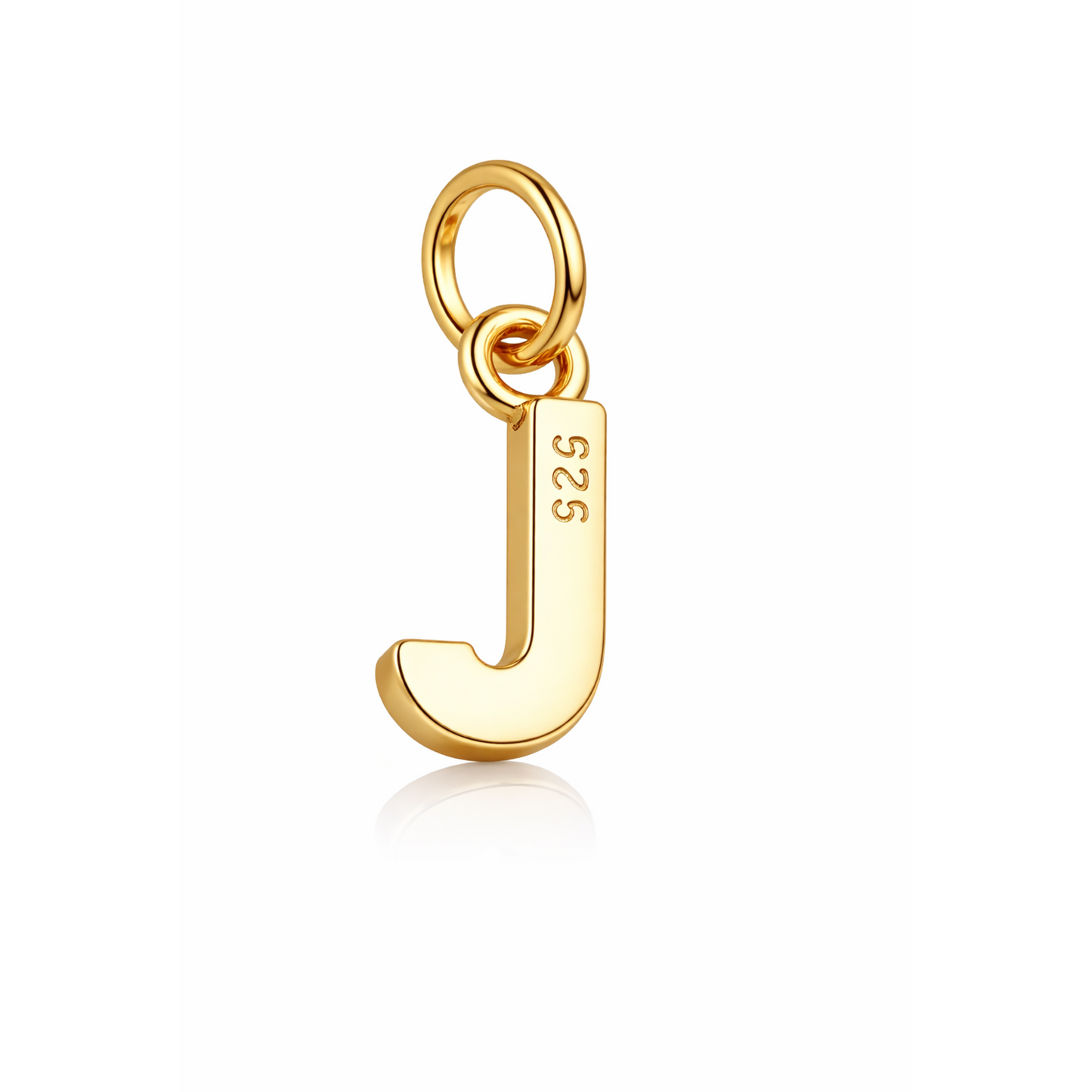 Rilave 925 Sterling Silver Alphabet Charm – A–Z Initial Pendant