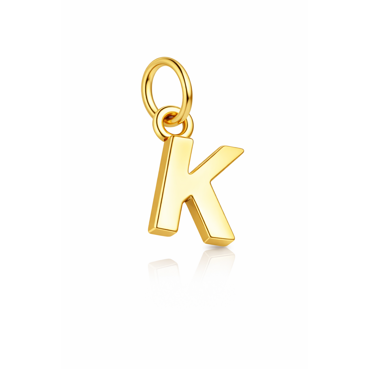 Rilave 925 Sterling Silver Alphabet Charm – A–Z Initial Pendant