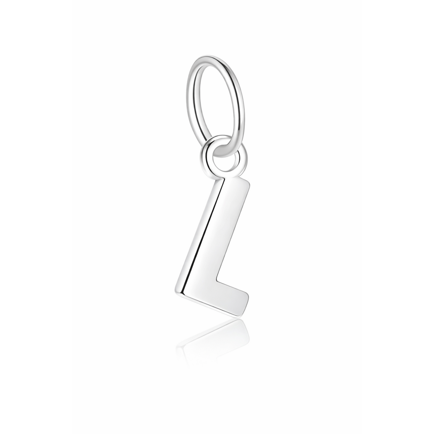 Rilave 925 Sterling Silver Alphabet Charm – A–Z Initial Pendant