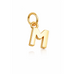 Rilave 925 Sterling Silver Alphabet Charm – A–Z Initial Pendant