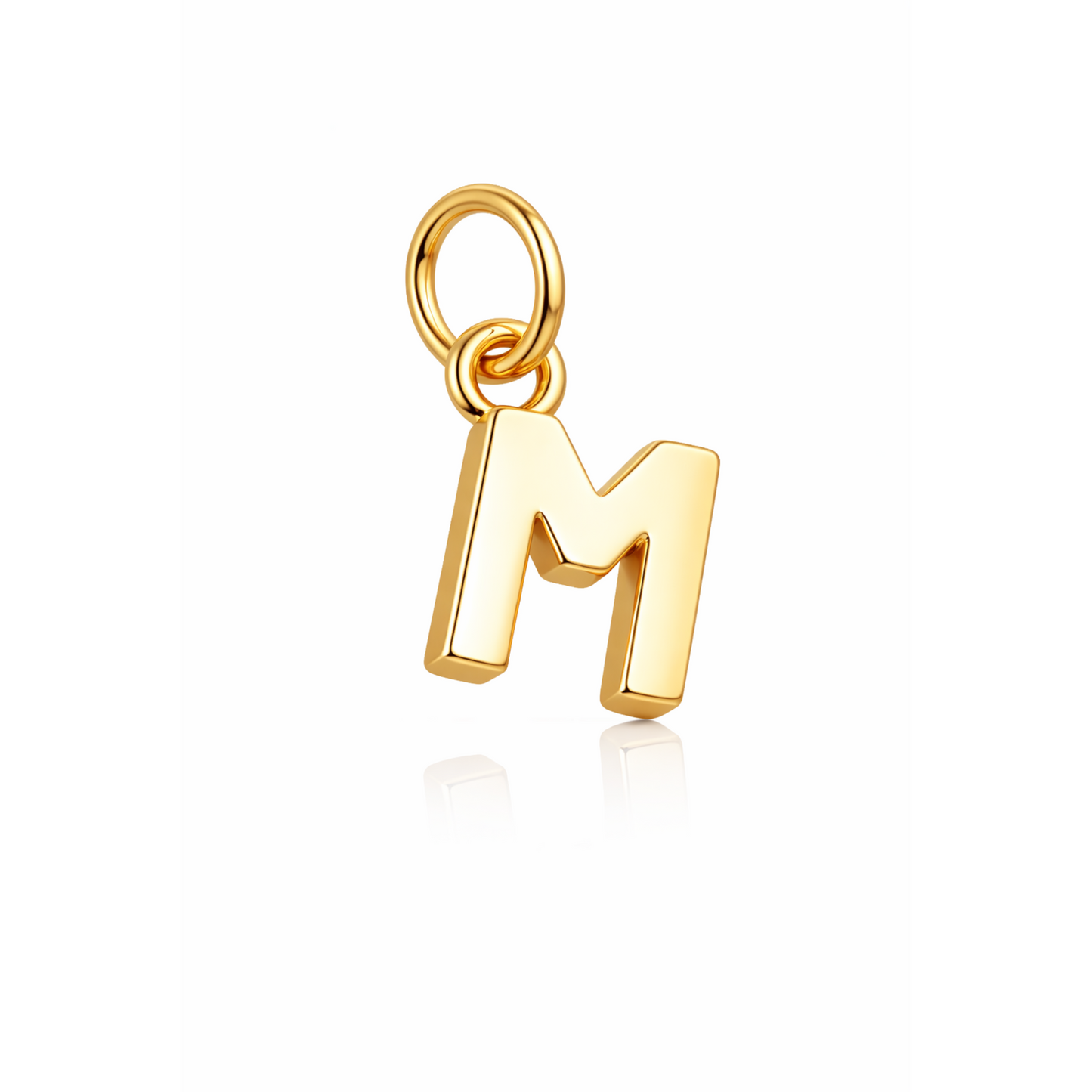 Rilave 925 Sterling Silver Alphabet Charm – A–Z Initial Pendant