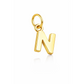 Rilave 925 Sterling Silver Alphabet Charm – A–Z Initial Pendant