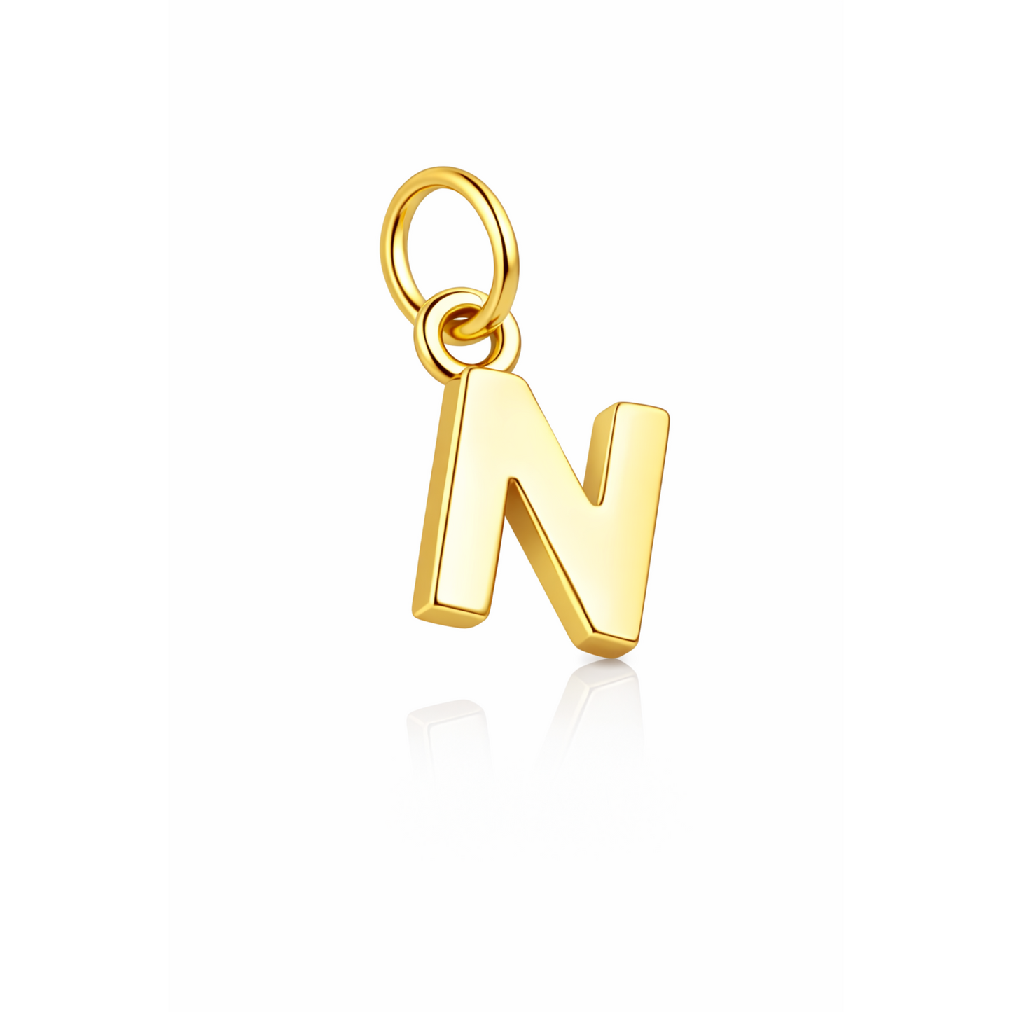 Rilave 925 Sterling Silver Alphabet Charm – A–Z Initial Pendant