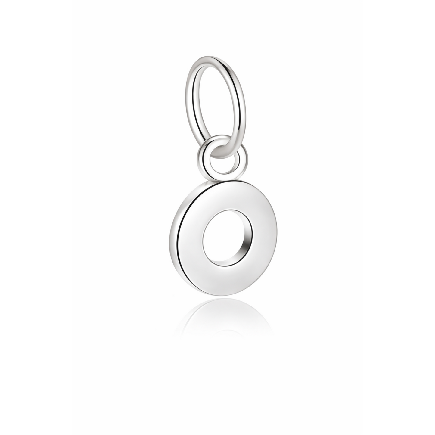 Rilave 925 Sterling Silver Alphabet Charm – A–Z Initial Pendant