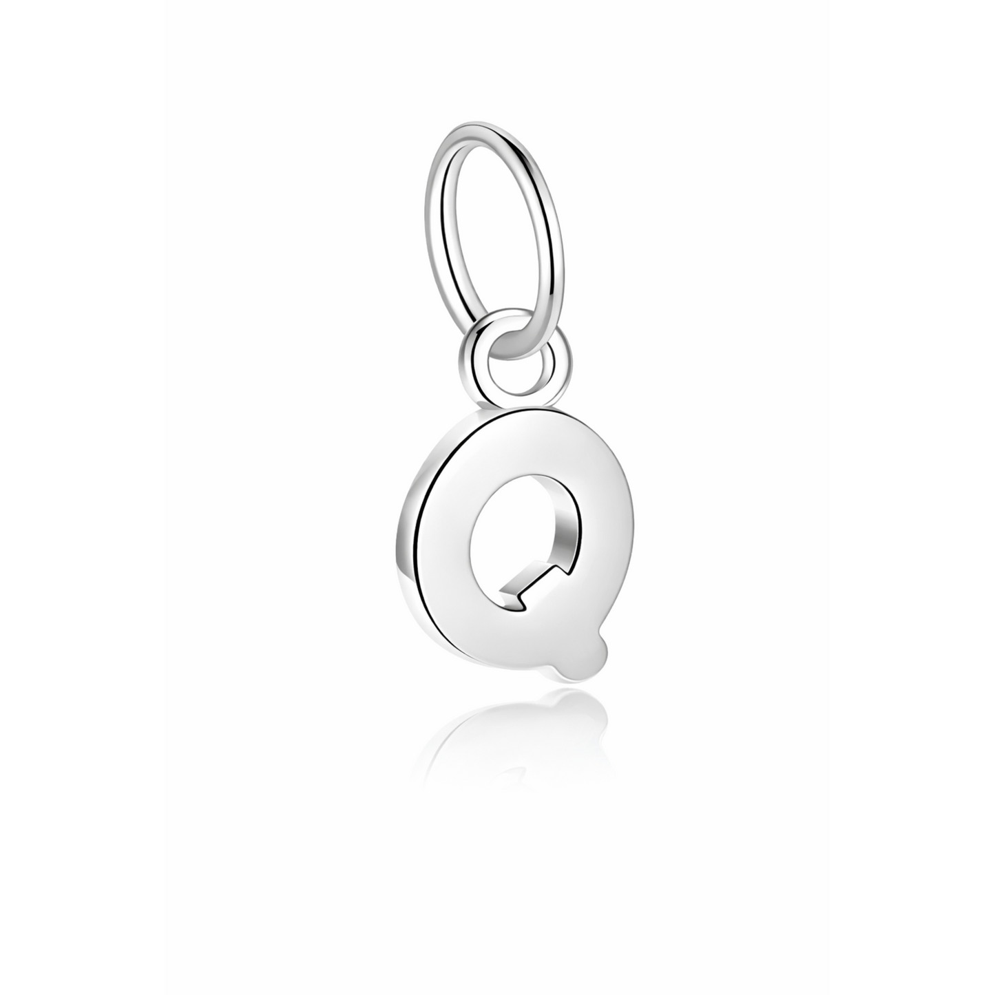 Rilave 925 Sterling Silver Alphabet Charm – A–Z Initial Pendant