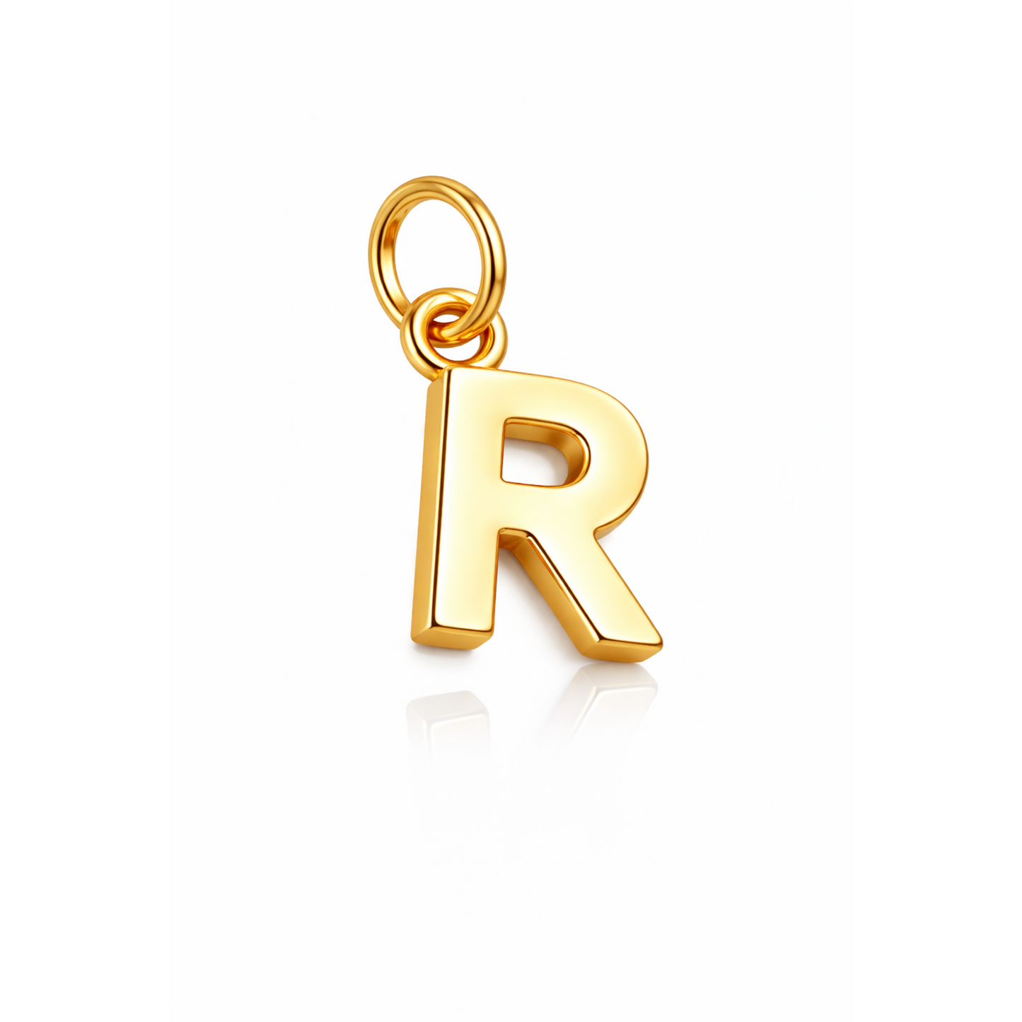 Rilave 925 Sterling Silver Alphabet Charm – A–Z Initial Pendant
