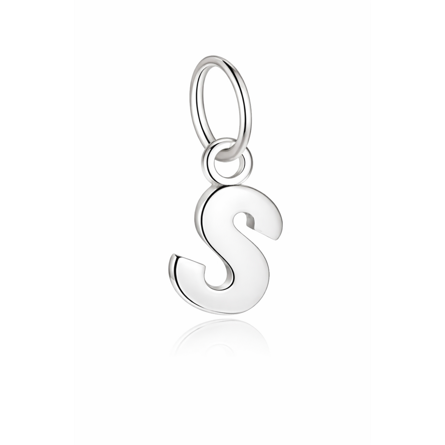 Rilave 925 Sterling Silver Alphabet Charm – A–Z Initial Pendant
