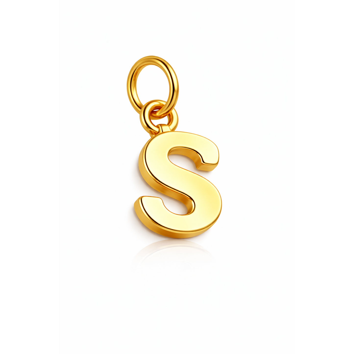 Rilave 925 Sterling Silver Alphabet Charm – A–Z Initial Pendant