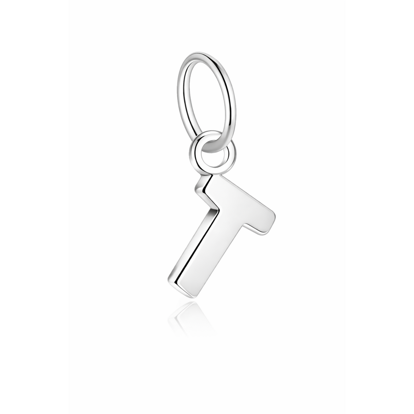 Rilave 925 Sterling Silver Alphabet Charm – A–Z Initial Pendant