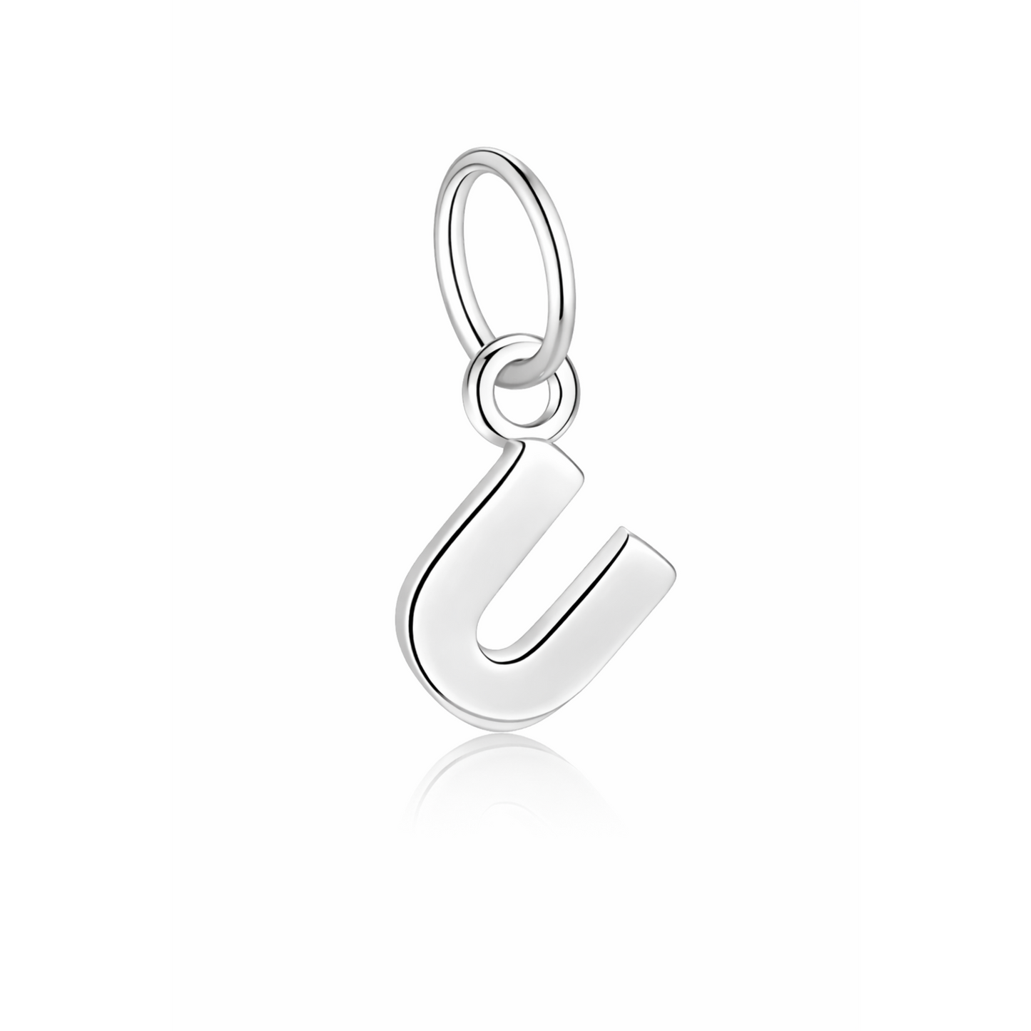 Rilave 925 Sterling Silver Alphabet Charm – A–Z Initial Pendant