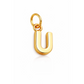 Rilave 925 Sterling Silver Alphabet Charm – A–Z Initial Pendant