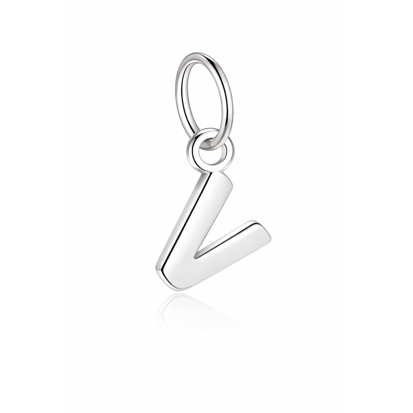 Rilave 925 Sterling Silver Alphabet Charm – A–Z Initial Pendant