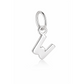 Rilave 925 Sterling Silver Alphabet Charm – A–Z Initial Pendant
