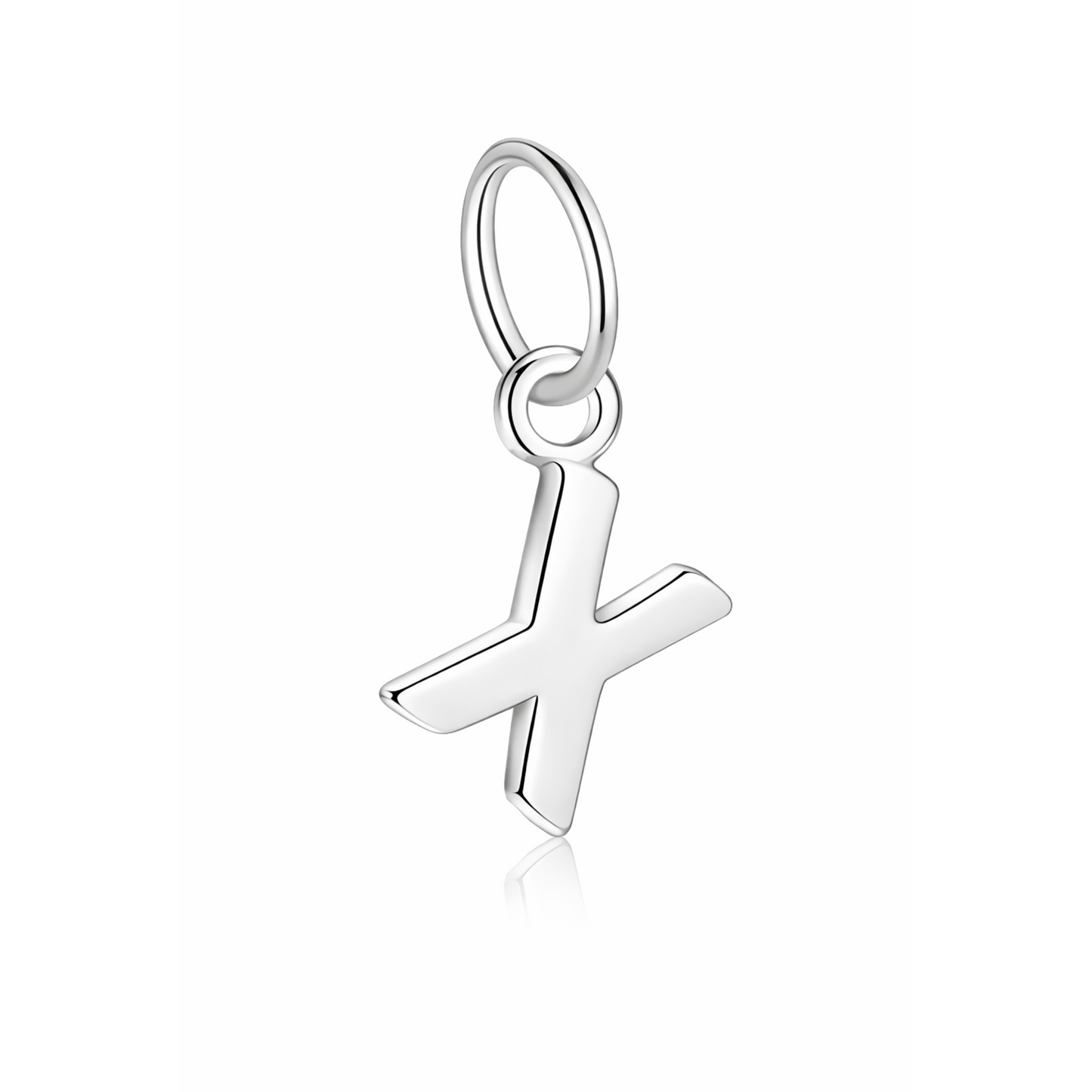 Rilave 925 Sterling Silver Alphabet Charm – A–Z Initial Pendant