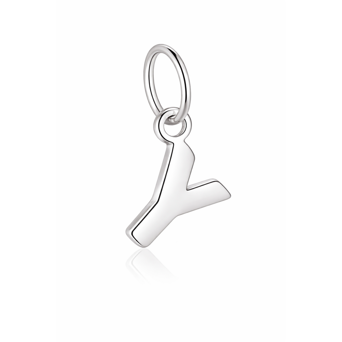 Rilave 925 Sterling Silver Alphabet Charm – A–Z Initial Pendant