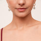 Lumi Aqua Chalcedony Drop Hoop Earrings